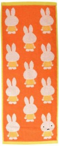 丸眞 フェイスタオル miffy ミッフィー ブルーナミッフィー 綿 ポルトガル製 厚手 0365075700