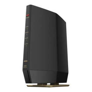 バッファロー WiFi ルーター無線LAN Wi-Fi 6 11ax / 11ac AX5400 4803+574Mbps (マットブラック)