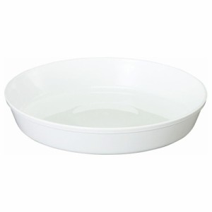 大和プラスチック 鉢皿 浅皿 (ホワイト)