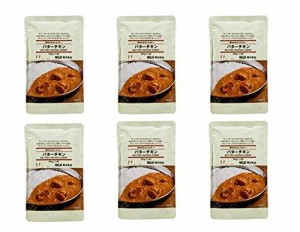 無印良品 素材を生かしたカレー バターチキン 180g (6個)