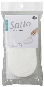 山崎産業 お風呂掃除 スポンジ 交換用 スペア Satto ホワイト 135028