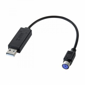 サンワサプライ USB-PS/2変換コンバータ(USB Aコネクタオス-ミニDIN6pinメス) USB-CVPS5