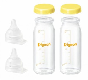 ピジョン 母乳実感 直付け 哺乳瓶100mlセット （低出生体重児用) ２セット
