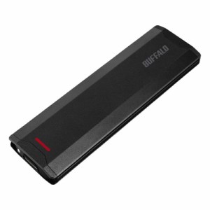 バッファロー SSD 外付け 500GB USB3.2Gen2 1000MB/S ポータブル コンパクト PS5/PS4対応(メーカー動作確認済) ブラック SSD-PH500U3-BC/