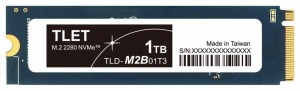 東芝エルイートレーディング(TLET) 内蔵SSD 1TB PCle Gen3x4 M.2 2280 国内サポート品 TLD-M2B01T3