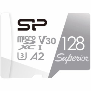 シリコンパワー microSD カード class10 UHS-1 U3 最大読込100MB/s 4K対応  動作確認済 3D Nand (128GB)