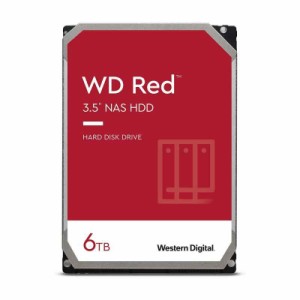 Western Digital HDD 1TB WD Red NAS RAID 3.5インチ 内蔵HDD (6TB)