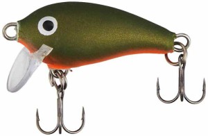 Rapala(ラパラ) クランクベイト ミニファットラップ 3cm 4g MFR3 ルアー (グリーンアーミーUV GAU, 30mm)