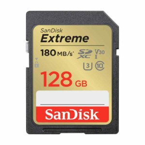 【 サンディスク 品 】 SDカード 128GB SDXC Class10 UHS-I U3 V30 SanDisk Extreme SDSDXVA-128G-GHJIN 新パッケージ