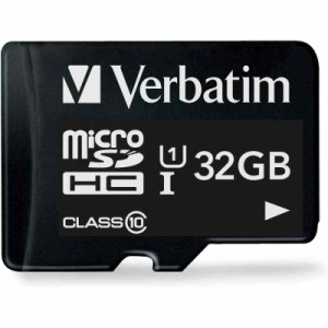 Verbatim バーベイタム microSD 32GB 最大90MB/s UHS-1 U1 class10 アイ・オー・データ機器による安心の国内サポート スマートフォン タ