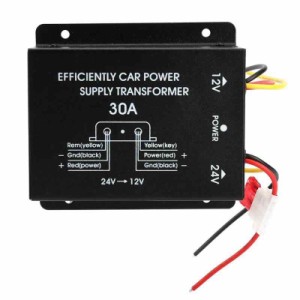 力のコンバーター、30A車の電源のコンバーターの低下インバーター24Vへの12Vdcdc コンバーター 24v 12v,車載用 電源コンバータ DC-DCコン