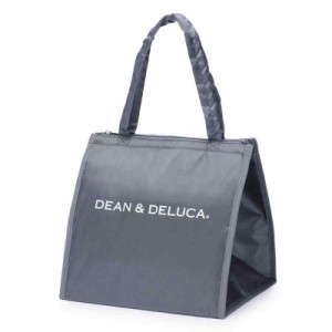 DEAN&DELUCA クーラー グレーL 保冷 ファスナー付き コンパクト お弁当 ランチ