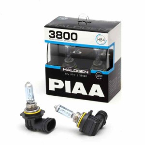 PIAA ヘッドライト・フォグランプ用 ハロゲン HB4 3800K 車検対応 2個入 12V 51W ECE規格準拠 HS70B4