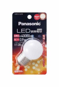 パナソニック LED電球 E26口金 装飾電球・G型タイプ (電球色)