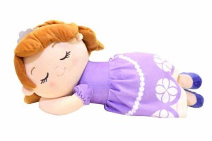 モリピロ  抱き枕 クッション ソフィア パープル 約 55cm x 25cm  キャラクター グッズ ちいさな プリンセス ソフィア マイクロファイバ