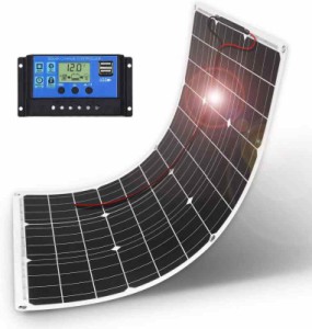 DOKIO 超高発電効率 単結晶 ソーラーパネル（太陽光パネル 自作のソーラー発電（太陽光発電）に最適な小型・家庭用太陽パネル（太陽電池