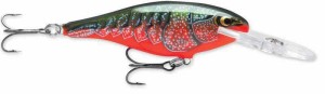 Rapala(ラパラ) クランクベイト シャッドラップ SR ルアー (赤ザリガニ RCW, 7ｃｍ)