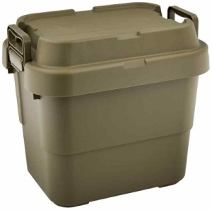 TRUSCO(トラスコ) トランクカーゴ 収納ボックス フラット天板仕様 20L ОD色 ODCF-20