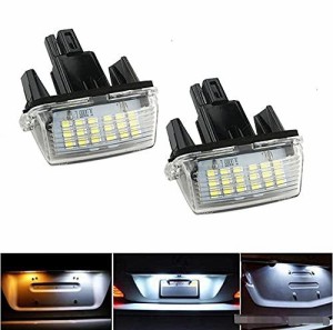 LED ライセンスランプ ナンバー灯 ハイブリッド対応 適用トヨタ 80系 ノア/ヴォクシー/エスクァイア / NHP10 アクア / AVV50 カムリ / AZ