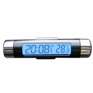 車用時計 - BOOMBOOST 2in1 配線不要 数字バックライト 温度計クロック 多機能 精確 小型