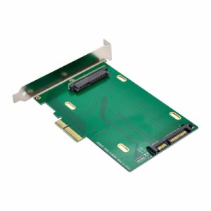 NFHK SFF-8639 NVME U.2 から NGFF M.2 M-Key PCIe SSD ケースエンクロージャ メインボード交換用 Intel SSD 750 p3600 p3700 (グリーン 