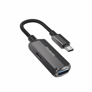 Mcdodo 2in1 USB-C to USB-C & USB 3.0 変換アダプタ 60W PD急速充電 最大5Gbps 高速データ転送 OTG機能対応 Type-C USB-A アダプタ USB-