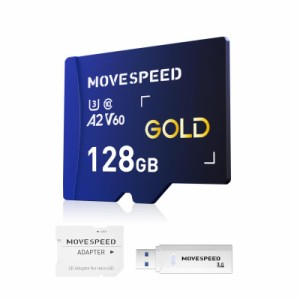 MOVESPEED マイクロSDカード 高速読書き速度 Micro SD カード Nintendo Switch 動作確認済 最大読込速度170MB/S 書込み速度100MB/S 4K UH