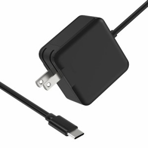 45W USB-C 充電器 Type-C ACアダプター タイプC ノートパソコン充電器 PD PPS対応 GaN USB C 急速充電器 20V 2.25A ノートPC電源 スマホ