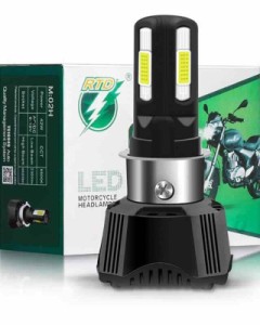 Largoods「H4 LED 4面爆光モデル」バイク用 LEDヘッドライト PH7 PH8 H4 H6対応 LEDバルブ led Hi/Lo切替 DC AC 車検対応 高輝度 9-18v h