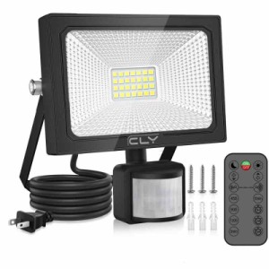 CLY センサーライト 屋外 人感センサーライト LED投光器 15W/25W/35W/60W 昼白色 1500LM/2500LM/3500LM/6000LM 6500K フラッドライト 超