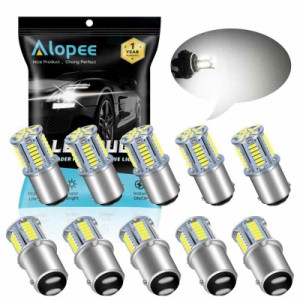 ALOPEE-2パック9〜30V DC非常に明るい1142 BA15D 1176 39SMD LED電球の交換用インテリアRVキャンピングカートレーラー照明ボートヤードラ