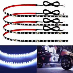 車内用 LEDテープライト接続可能 60CM フットライト足下照明 バイク テールランプゴルフカートボート ledテープライト車用 高輝度 防水 