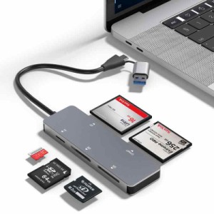 CFastカードリーダー、USB 3.0 USB C CFast 2.0カードリーダー、SanDisk, Lexar, Transcend, Sonカード用5GbpsアルミニウムCFastメモリー