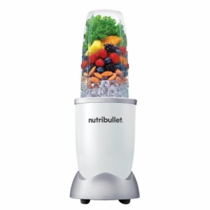 Nutribullet ニュートリブレット900 Pro 家庭用ジューサー 6枚/マットホワイト(クラシックメタリック)・ 13.7cm 550ml・900W 毎分約22000