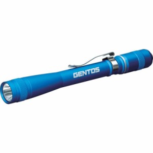 GENTOS(ジェントス) 懐中電灯 小型 LED ペンライト 単4形電池式 100ルーメン AP-100 各色 (ブルー, 1個 (x 1))