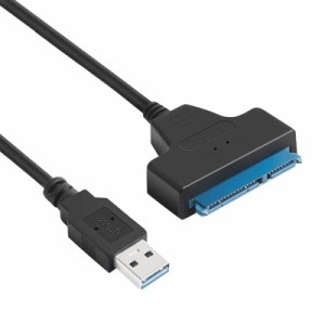 SATA-USB 変換ケーブル 2.5/3.5インチ SSD/HDD用 SATAケーブル 高速転送 SATA USB3.0変換ケーブル /Mac OS 両対応 (SATA USB変換アダプタ