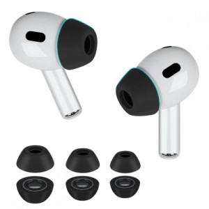 KK CABLE Jun-01 プレミアムメモリーフォームチップ AirPods Pro 第1 & 第2世代 対応 交換用 イヤーピース S/M/L サイズ 汗・耳垢ガード