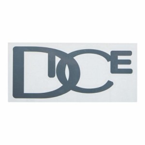 DICE (ダイス) 日本製 ダイカットロゴ ステッカー SIL(シルバー) Mサイズ スキー スノーボード