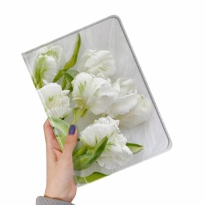 花柄 2020年 iPad 10 ケース 手帳型 可愛い ペン収納可能 iPad 第10世代 2022 カバー 女性向け 個性 柄付き オートスリープ機能 (iPad Mi
