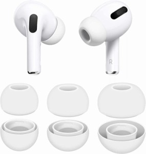 ILYAML for AirPods Pro/AirPods Pro 2/AirPods 3 イヤーピース (AirPods Pro/AirPods Pro 2, ホワイト)