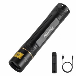 Alonefire SV003 10W 365nm 紫外線 ブラックライト 強力 UV LED ライト ポータブル USB式 アニサキスライト ウッド灯検査 ペット用尿検出