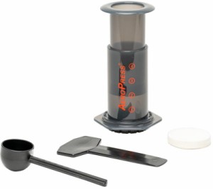 AeroPress エアロプレス コーヒーメーカー フレンチプレス 1杯用 エスプレッソ アイスコーヒー フィルター150枚入り 圧力抽出 エアロプレ