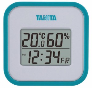 タニタ(Tanita) 温湿度計  カレンダー 温度 湿度 デジタル 壁掛け 卓上 マグネット ブルー TT-558 BL