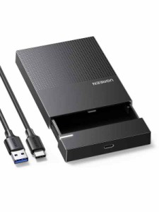  2.5インチ HDD ケース HDD/SSD ケース USB 3.1 Gen 2規格 SATA 3.0 Type-C接続 UASP対応 6Gbps高速転送速度 10TB大容量 9.5mm/7mm HDD/S