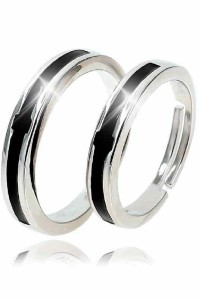 RLYKAL ペアリング フリーサイズ カップル 指輪 リング 2個セット 結婚指輪 婚約指輪 レディース メンズ (フリーサイズ, クロス)