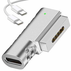 USB Type C Magsafe2 対応 電源アダプタ 急速 T-Tip互換 Mac 器 60W 61W 65W 87W 最大100W PD器2012-2017 MacBook Air、13/15インチの201