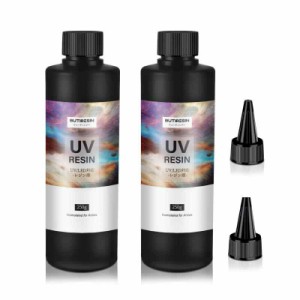 レジン液 ButiResin UVレジン液 1液性 uv/led対応 大容量 クリア ハードタイプ 急速化 黄変なし 低刺激 (500g)