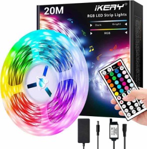 IKERY LEDテープライト RGB ledテープライトテープライト 高輝度 ledテープライト LEDテープ 音声同期 PSE認証 D5050 4Pin 切断可能 調光