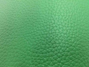 合皮 レザー 生地 （ 緑色 ） グリーン フェイクレザー 140×50cm 厚さ1ｍｍ