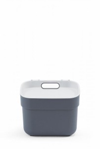 Curver CURVER(カーバー) 分別ダストボックス 5L グレー 丸洗いできる 軽い 持ち運び簡単 リサイクル原料 蓋つき 卓上 ゴミ箱 おしゃれ 